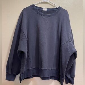 Anthropologie By Together Oversized Knit Sweater Black Sweater Small Med…